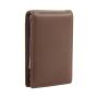 Minimalist Front Pocket Bifold Leather with ID Window Slim Large Capacity RFID Blocking Men's Wallet