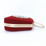Wholesale Vintage Velour Evening Clutch Bag Sunflower Diamond Ladies Party Evening Bag 2024