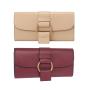 Fashionable ladies evening clutch purse rfid women's long wallet organizer premium leather