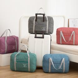 Custom LOGO Lightweight Large Capacity Folding Duffle Bag Storage Waterproof Foldable Travel Duffel Luggage Bag