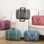 Custom LOGO Lightweight Large Capacity Folding Duffle Bag Storage Waterproof Foldable Travel Duffel Luggage Bag