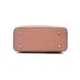 2024 Custom Vegan Leather Bucket Hand Bag For Women Ladies Fashion Metal
