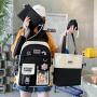 KBW304 2023 Wholesale New Shoulder Bags Junior High School Students School Bags Large Capacity Five Sets of Casual Backpack