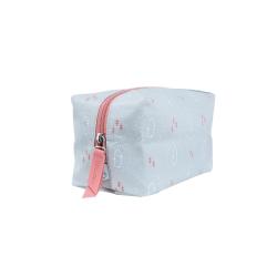 In Stock Square Environmental Reusable Organizer RPET Cosmetic Bag