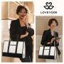 LOVEVOOK 2pcs high quality Work Bag 15.6 in Large Waterproof Computer laptop Briefcase Business Office Ladies Laptop bag handbag