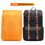 2022 LOVEVOOK  women men vintage school backpack with 15.6 laptop compartment bags/daypacks for business travel laptop backpacks
