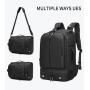 XL189 Customized Logo Durable Computer Backpack With USB Waterproof Wearable Backpack Expandable Large Capacity Shoulder Bag