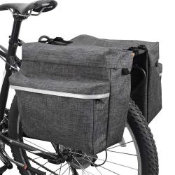 Tool Cargo Riding Bike Side Packing Rear Tail Pannier Transport Shopping Carrying Motorcycle Double Back Bag