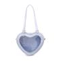 Manufacturer Clear Window Heart Shape Ita Bag Pin Display Custom Ita Bag Customized Holographic Ita Bags