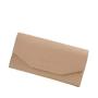 Custom Sffiano Long Vegan Leather Wallet Women Envelope Clutch Bags Wallets