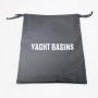 Custom White Logo 210 D Polyester Drawstring Clothes Storage Bag Shopping Bag Promotion Polyester Fiber Gift Shoe Dust Pouch