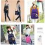 Star Printed Canvas Backpacks With Bear Pendant 3pcs Set School Bags Bookbags With Crossbody Bag For Teenage Boys Girls