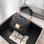Korean Diamond Lattice Shoulder Bag Women's Messenger Small Square Chain Bag Wholesale PU Ladies Shoulder Bag Customs Handbag