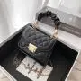 Korean Diamond Lattice Shoulder Bag Women's Messenger Small Square Chain Bag Wholesale PU Ladies Shoulder Bag Customs Handbag