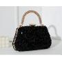 New Fashion Shiny Shoulder Purse Sequins Crystal Handle Party Wedding Clutch Evening Bags Handbags For Women