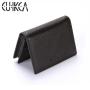CUIKCA Fashion Women Men Wallets Slim Wallet Genuine Leather Cowhide Zipper Wallet Card Holder