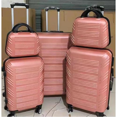 ABS Trolley Box Boarding Universal Wheel Travel Case Ordering Logo Three Piece Set Luggage Bag Manufacturer Sets