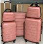 ABS Trolley Box Boarding Universal Wheel Travel Case Ordering Logo Three Piece Set Luggage Bag Manufacturer Sets