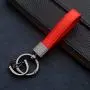 Wholesale Full Grain Genuine Leather Keychain Custom Mini Key Holder Real Leather Car Key Ring Holder