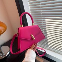 Texture fashion handbag niche ladies design bag 2024 pu crossbody bag simple women shoulder bag