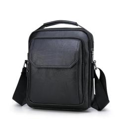 Casual crossbody men's shoulder bag vertical carry