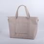 China Bag Vendor Low MOQ Customized Printing Shopping Bags Waterproof Nylon Large Women Tote Bag With Pocket For Trolley