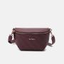 2024 Wholesale Embroidery PU Leather Waist Bag For Women Shoulder Fanny Pack