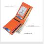 Slim PU Leather Front Pocket Minimalist Wallet RFID Money Clip Wallet