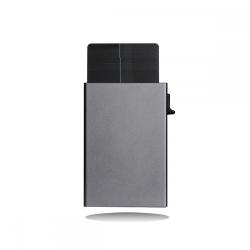 RFID Functional Metal Slim Minimalist Credit Card Holder Premium Automatic Pop Up Wallet Aluminum
