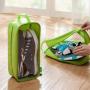 SN035 Waterproof Travel Shoe Bag Transparent Shoe Box Oxford Household Portable Storage Shoe Bag for Travel