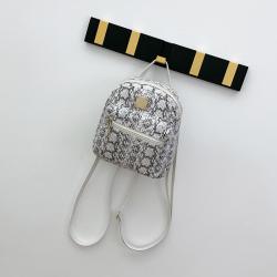 2024 Women's Fashion Leopard Pattern Backpack with Single Strap Versatile New Printed Book Bag Wholesale for Ladies