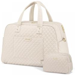 LOVEVOOK 2pcs/set Weekender Overnight Bag with Laptop Compartment Sports Gym Bag with Wet Pocket for Business Travel Duffle Bag