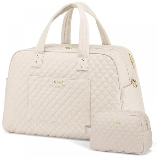 LOVEVOOK 2pcs/set Weekender Overnight Bag with Laptop Compartment Sports Gym Bag with Wet Pocket for Business Travel Duffle Bag