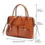 Retro oil wax soft PU leather high-capacity crossbody bags women's tote bag handbags