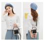 KBW522 Double Zipper Backpack Ladies Backpack Wholesale Girls Schoolbag PU Fashion Style Mini Double Shoulder Bag