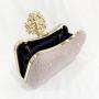 Women Hot Sale Diamond Flower Clutch Bags Fashion Multicolor Hand Bags Crystal Evening Bags For Party
