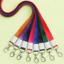 DC011 Custom Logo Fashion Nylon Lanyard High Quality Work ID Card Holder Lanyard 1.5cm School Badge Lanyard for Students