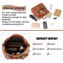 2024 new retro high-quality leather ladies fashion simple shoulder bag large capacity casual handbag