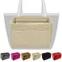 Whole sale custom multifunctional tote bag organiser handbag felt case inner felt bag organizer