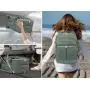 LOVEVOOK Expandable Durable Backpack Travel Bag Pack with 3 packing cubes Men Waterproof Travel Backpacks Business Mochila