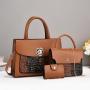 New Arrival 2024 Fashion High Quality Bags Set brand women 3 in 1 shoulder bags high quality bags Ladies luxury Women's Handbags