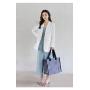 ZF355 Shopping Bag Large Capacity Eco Friendly Women's Tote Bag Customized Printed LOGO Lifestyle Weekend Handbag Polyester
