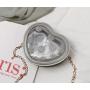 customized transparent pvc ita bag heart shape design painful bag ita bag custom