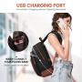 LOVEVOOK custom high quality travel nylon with usb charging back pack 15.6 inches Water Resistant vintage women laptop backpack
