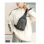 ZR855 Man Chest Bag New Waterproof Shoulder Bag Sports Travel Crossbody Leisure Solid Color Print logo Business High Quality Bag