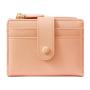 KBW512 Women Short Wallet Wholesale Student Zipper Multifunctional Folding Card Bag PU Simple Ladies Bifold Wallet