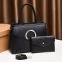 OEM883 New Fashion Bolsos Mujer 2 pcs in Sets Women Handbag Leather Shoulder Bag Female Brand Design Handbag Sets for Women