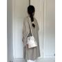 Factory Wholesale Retro Luxury Bag High Quality PU Leather Crossbody Bag Drawstring Design Bucket Bag