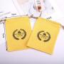 Eco-friendly Reusable Jute Gift Cosmetic Drawstring Bag Custom Logo Printing Durable Burlap Jute Linen Pouch