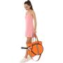 ZWY168 Wholesale Portable Badminton Tennis Tote Bag Men Women Oxford Outdoor Sport Training Ball Bag Orange Racquet Shoulder Bag